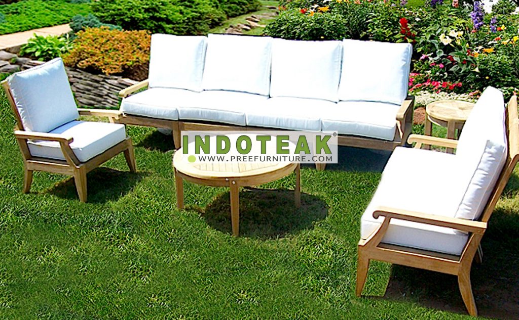 Teak Garden Furniture Deep Seating Sets Sofa Outdoor Furniture With