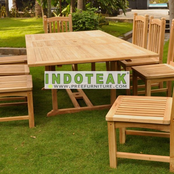 Teak Dinning Set Outdoor Furniture Affordable Price