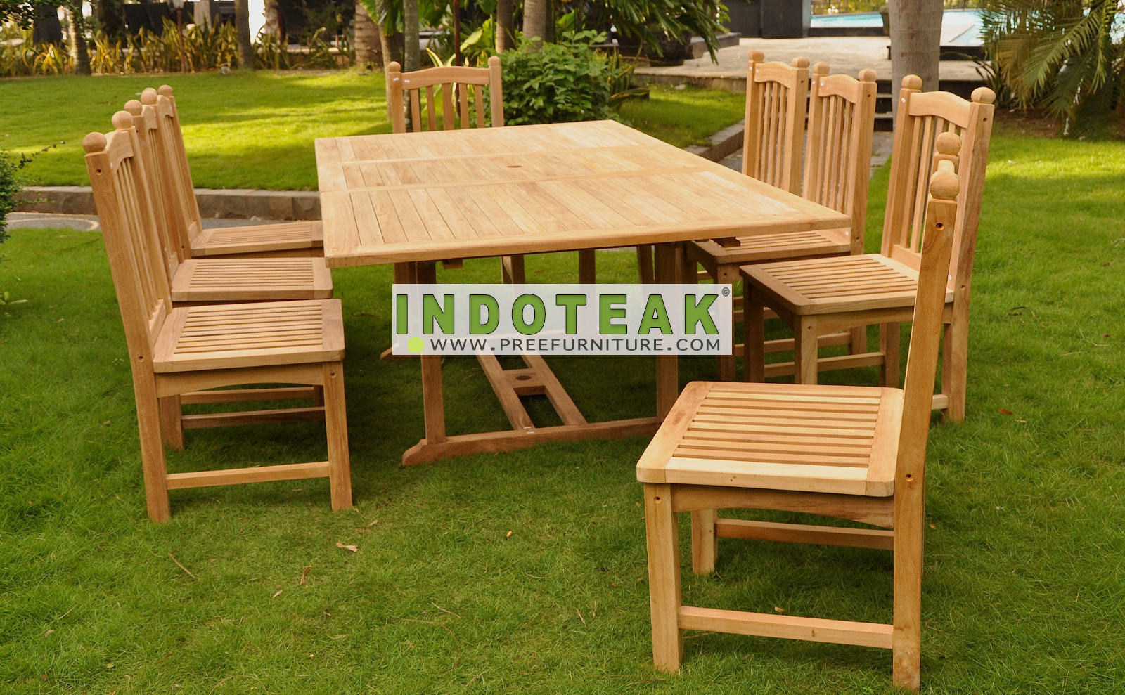 Teak Dinning Set Outdoor Furniture Affordable Price