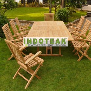 Teak outdoor furniture manufacturer and patio furniture sets supplier Indonesia