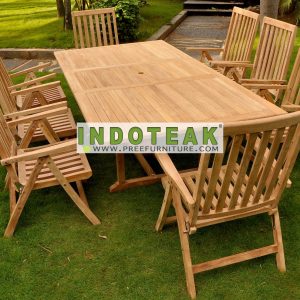 Teak Outdoor Dinning Set Furniture