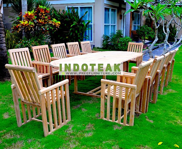 Teak Dinning Set Patio Furniture