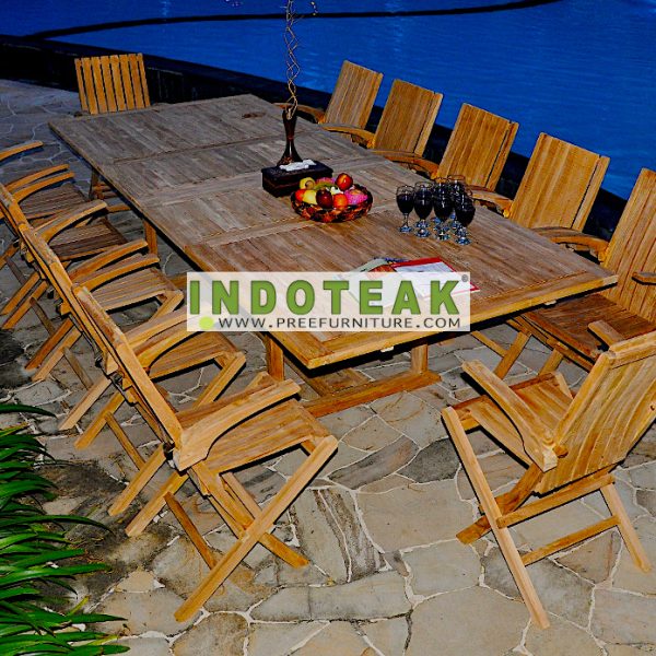 Teak Dinning Set Patio Furniture